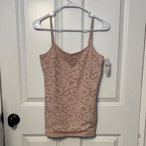 Ann Taylor Factory Lace Camisole - Blush